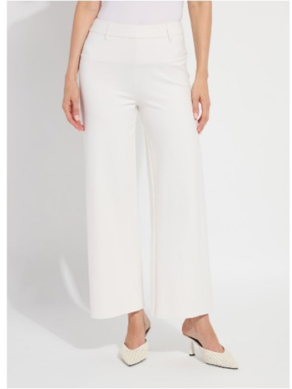 LYSSE Erin Hi Waist Wide Leg Ponte Large